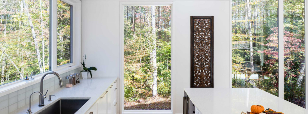 Ventanas modernas con vista
